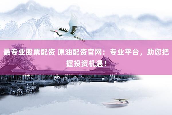 最专业股票配资 原油配资官网：专业平台，助您把握投资机遇！