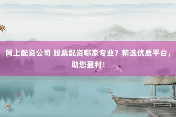 网上配资公司 股票配资哪家专业?精选优质平台,助您盈利!