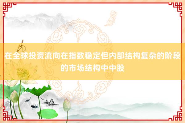 在全球投资流向在指数稳定但内部结构复杂的阶段的市场结构中中股