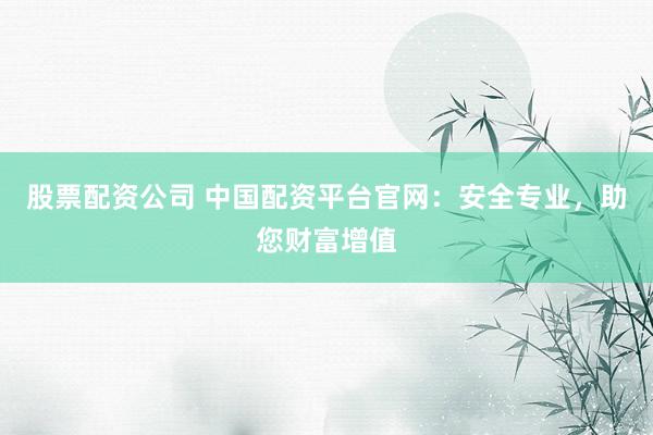 股票配资公司 中国配资平台官网：安全专业，助您财富增值