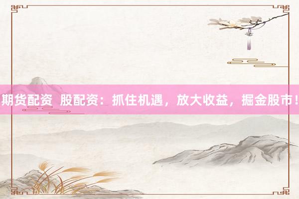 期货配资  股配资：抓住机遇，放大收益，掘金股市！